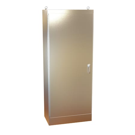 Hammond 3 Point Latch with Padlock Handle Electrical Enclosures, 90.06 in H, 20.06 in D, 36.06 in W HN4FS903620SS